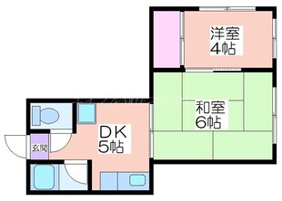 プレスト東加賀屋の物件間取画像